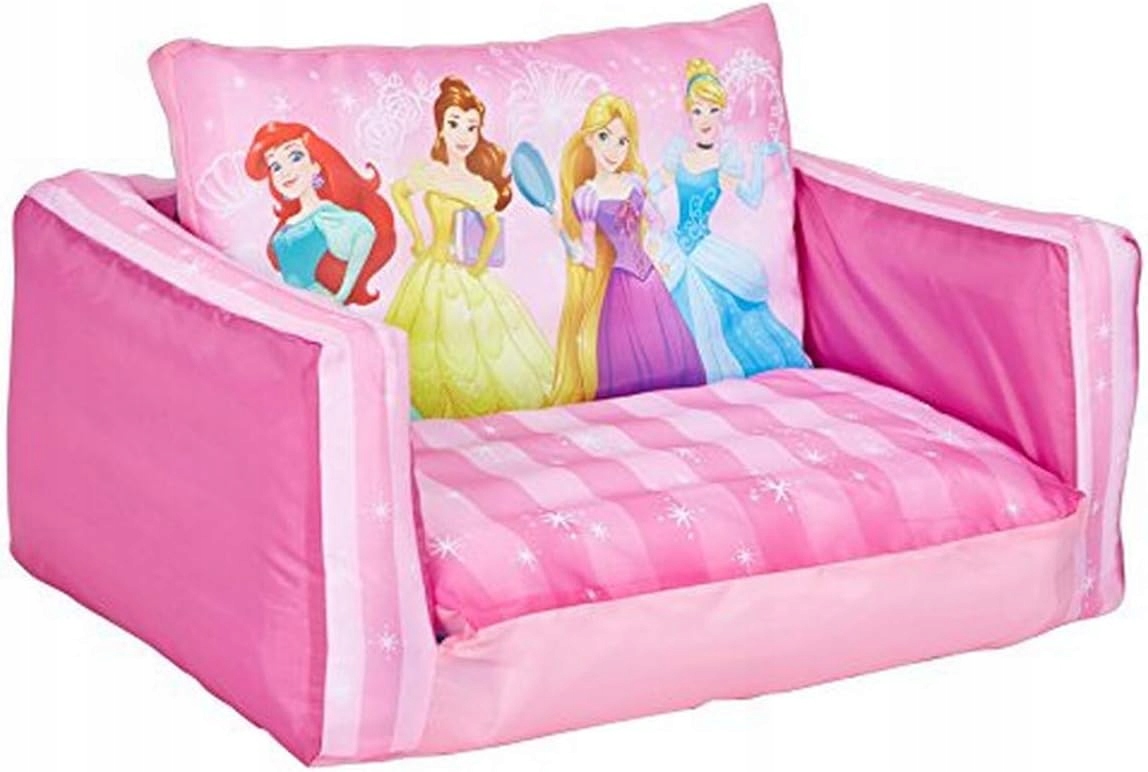Kanapa nadmuchana Disney PRINCESS 68 x 26 cm różowy mała ilość na stanie
