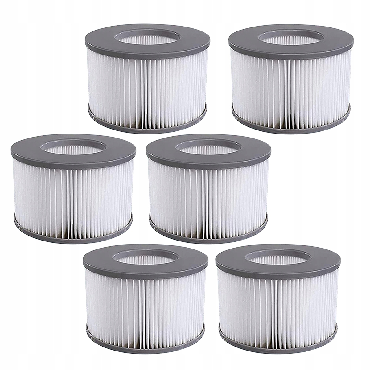 6X Filtr Do Basenu Z Hydromasażem Pompy Basenowej Wkłady Filtracyjne Mspa