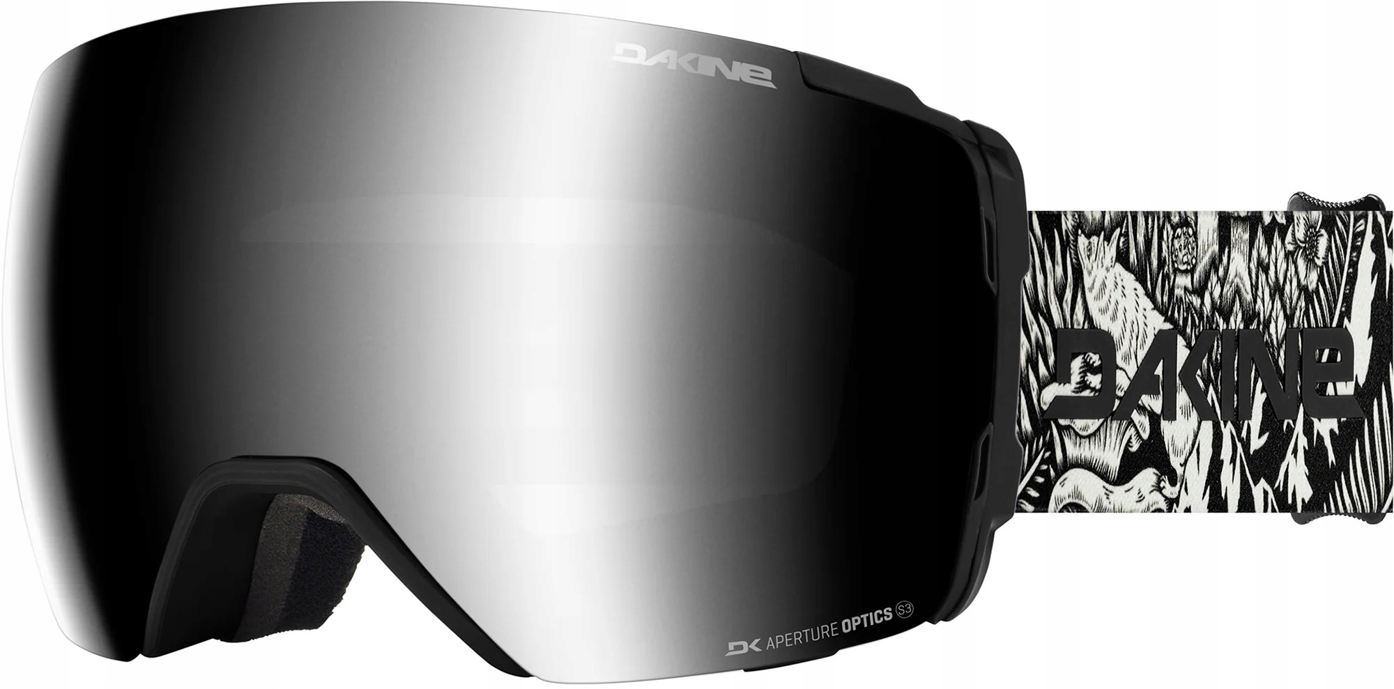 Lyžařské brýle Snowboard Dakine Domain Kingdom Black/Slv Mirror S3 S1