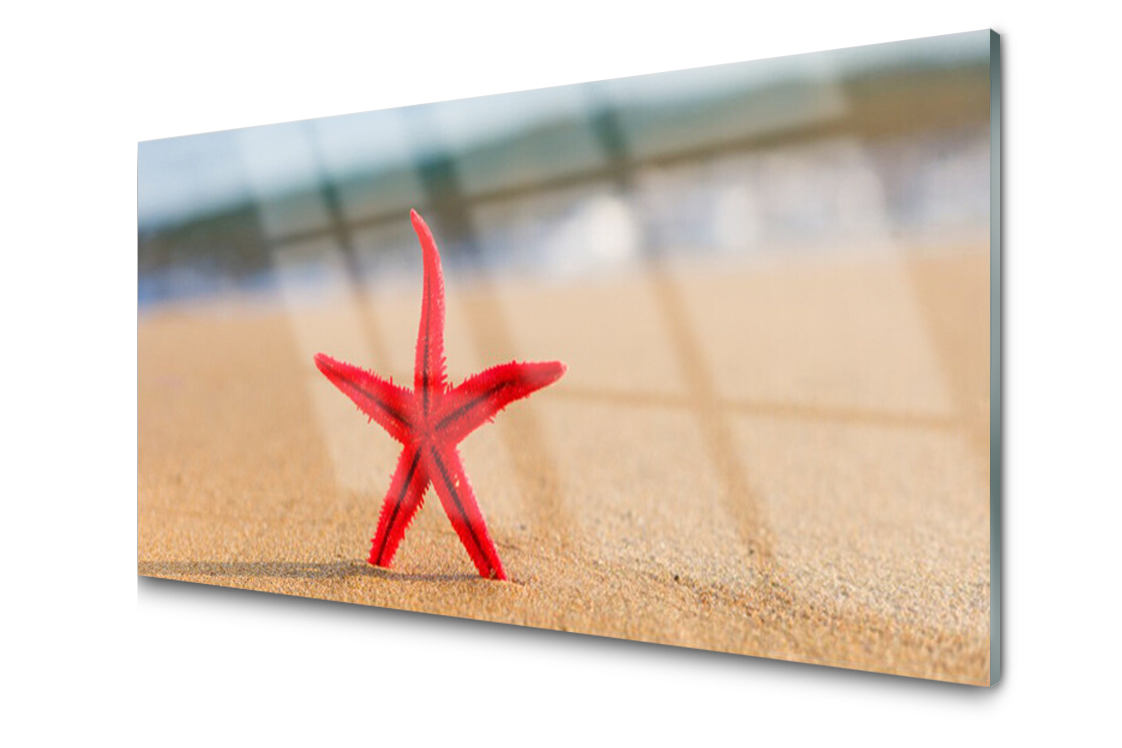 

Panel szklany dekor Plaża Rozgwiazda 140x70