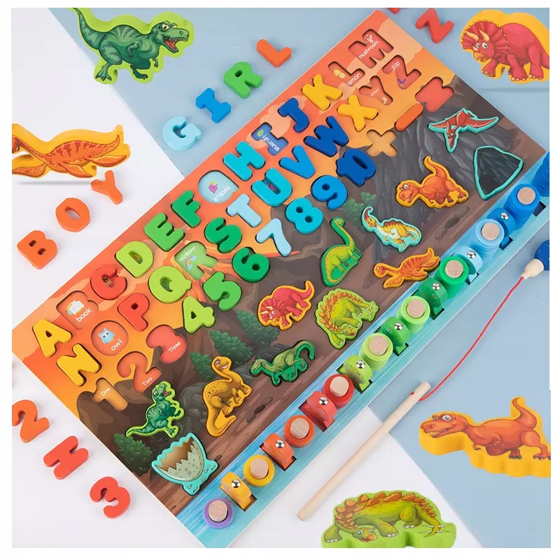 

Montessori Układanka Drewniana Zabawka Sorter