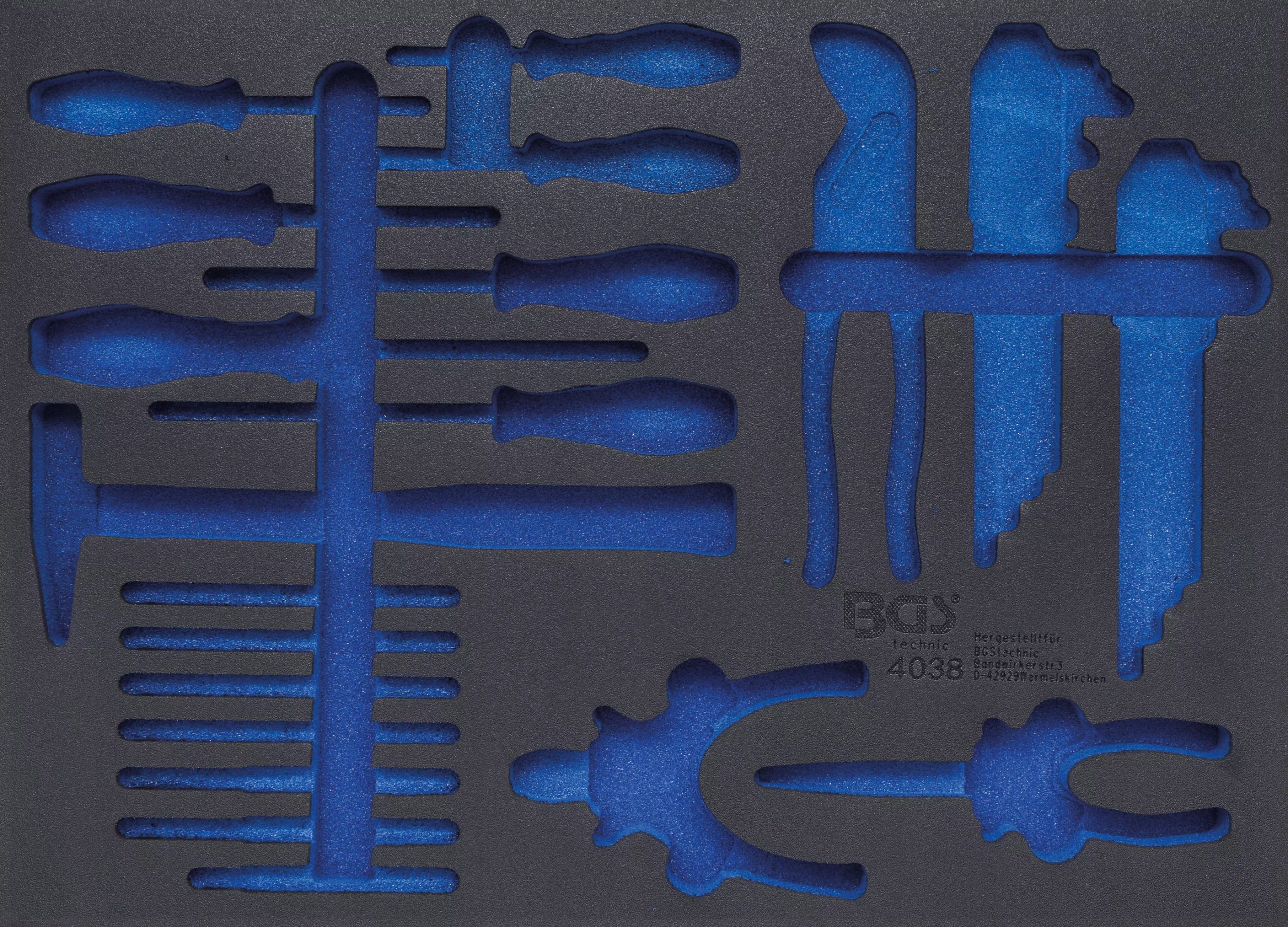 Vložka do zásuvky 3/3 prázdná pro Bgs 4038, Bgs 4038-1