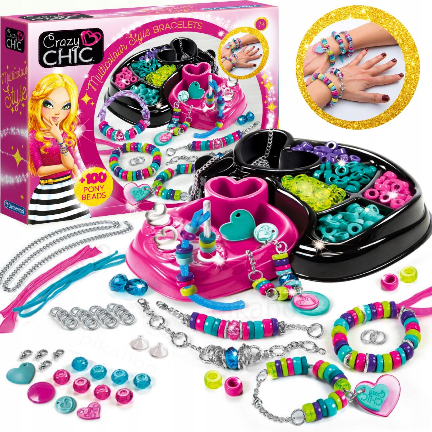 

Crazy Chic kolorowe bransoletki 78415 Clementoni