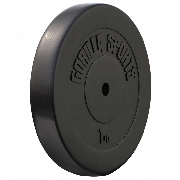 Obciążenie 15KG winylowe 30mm Gorilla Sports 15 Kg