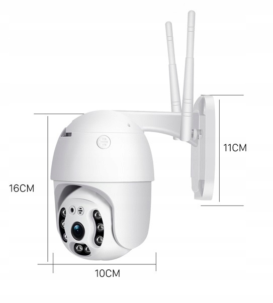KAMERA OBROTOWA ZEWNĘTRZNA FULL HD SIM GSM Model IP kamera 4G