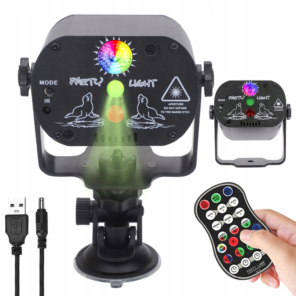 Rgb Laser 60 Vzorů 532 Nm 650 Nm Světla Scéna Párty Ovládání Hlasem