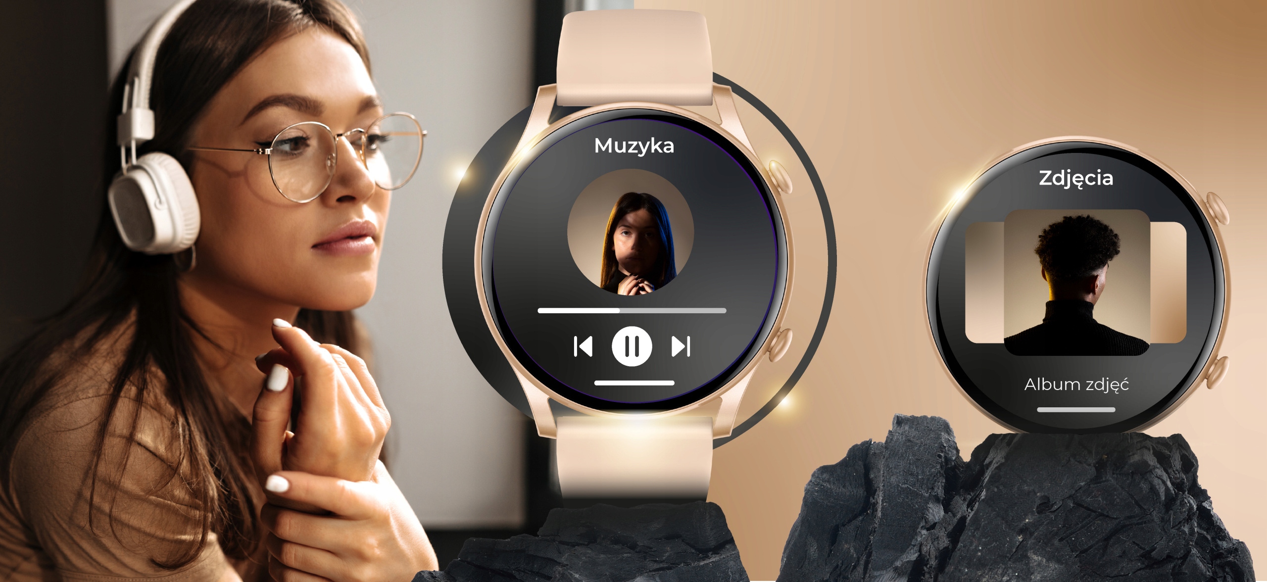 SMARTWATCH ZEGAREK DAMSKI POLSKIE MENU ROZMOWY SPORT SMART