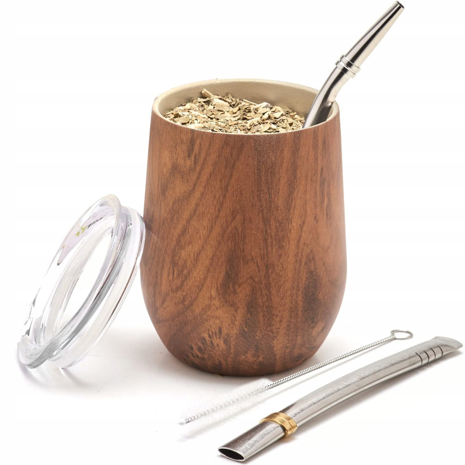 Sada pro Yerba Mate Balibetov Termos 355 ml Nerezová Ocel Izolace Bpa