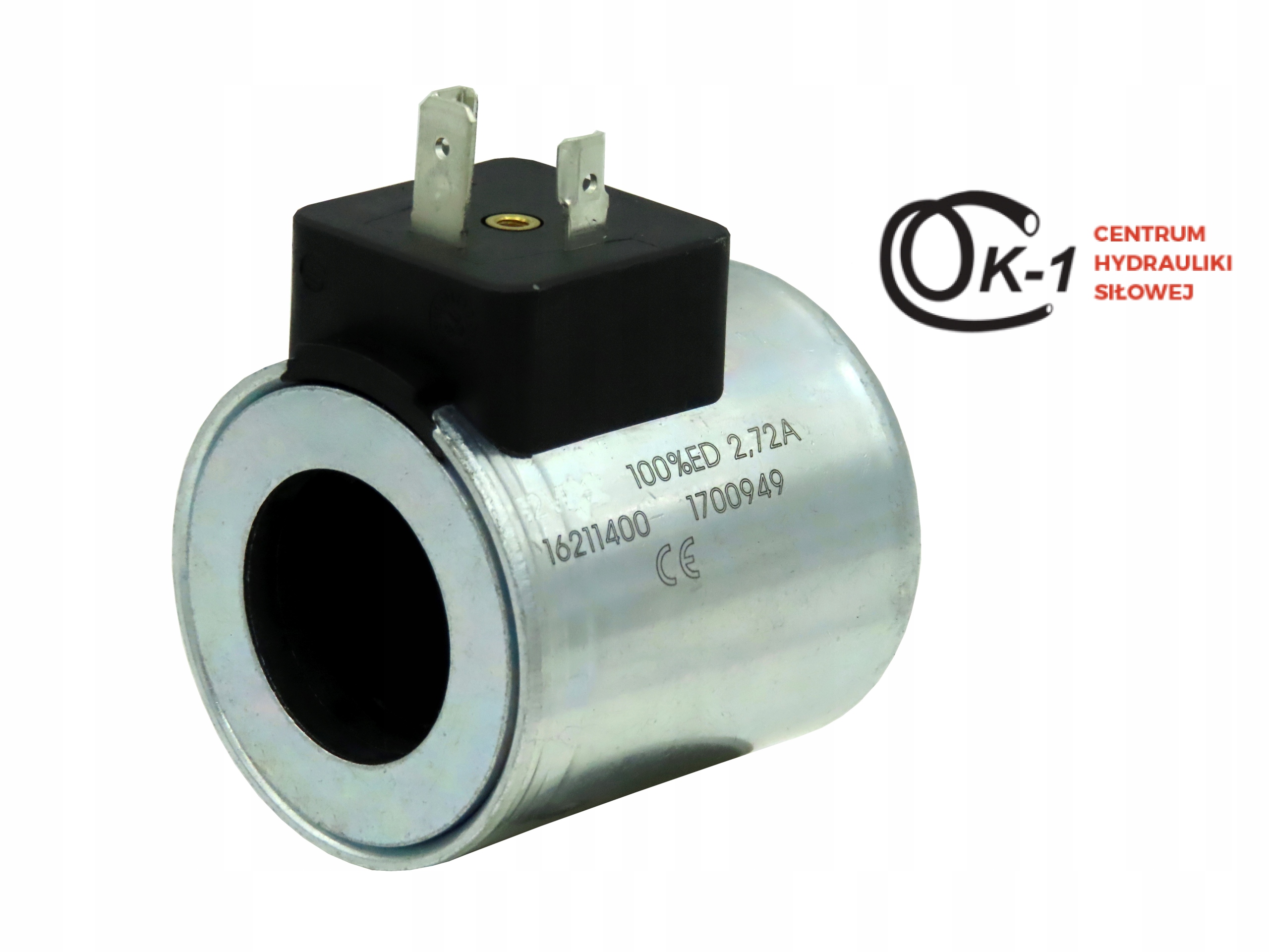 Cewka elektromagnetyczna 24 V DC fi 19 mm L= 50mm Numer katalogowy części AH C19B-24VDC