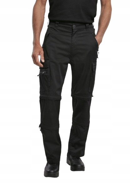 Brandit Plus Size Savannah Černé Pánské Ležérní Kalhoty 3XL Jqd