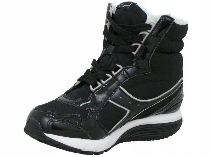 DIADORA OCIEPLANE KOZAKI DAMSKIE Z FUTERKIEM -70% Wzór dominujący logo