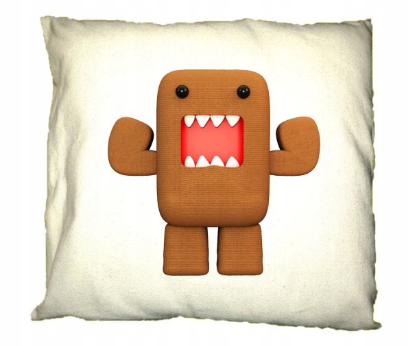 PODUSZKA DEKORACYJNA DOMO KUN DOMOKUN WZORY Kolor beżowy