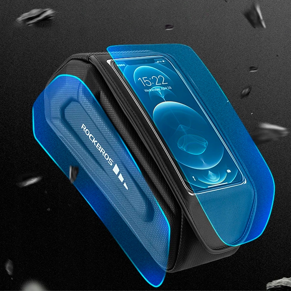 ROCKBROS TORBA ROWEROWA 1,7L WODOODPORNA NA RAMĘ POKROWIEC NA TELEFON Kod producenta 5907769313172