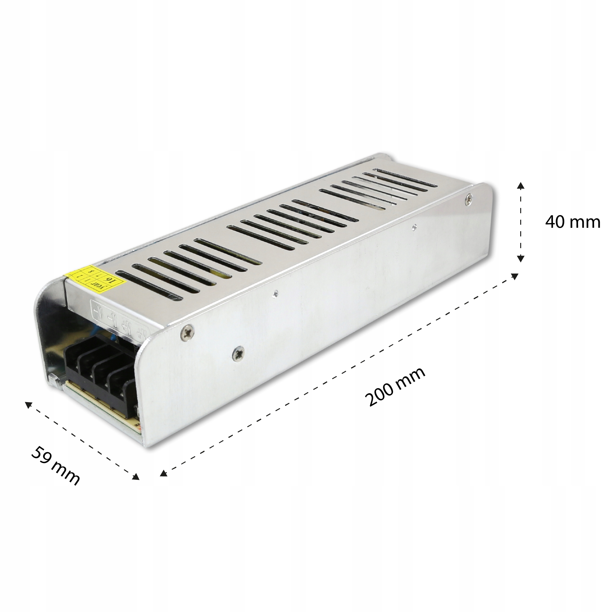 Zasilacz slim 12V do taśm LED 150W montażowy 12,5A Marka Masterled