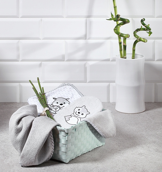 MYJKA DO KAPIELI BAMBOO SZARA Marka Babyono