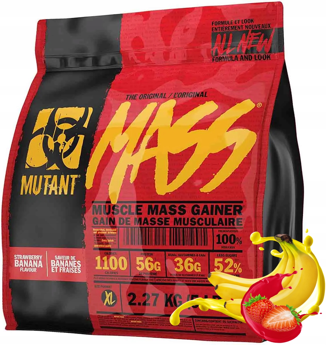 Doplněk Stravy Na Hmotu Mutant Mass 2270 G Original Gainer Premium 8 Porcí