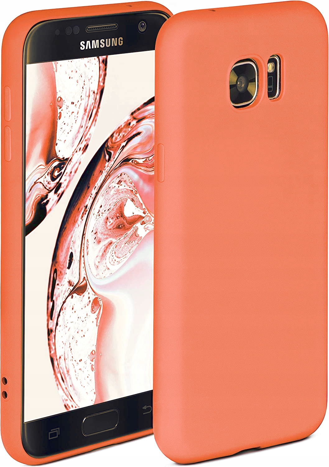 ETUI DO SAMSUNG S7 EDGE SILIKONOWE CASE + SZKŁO Dedykowany model S7 EDGE