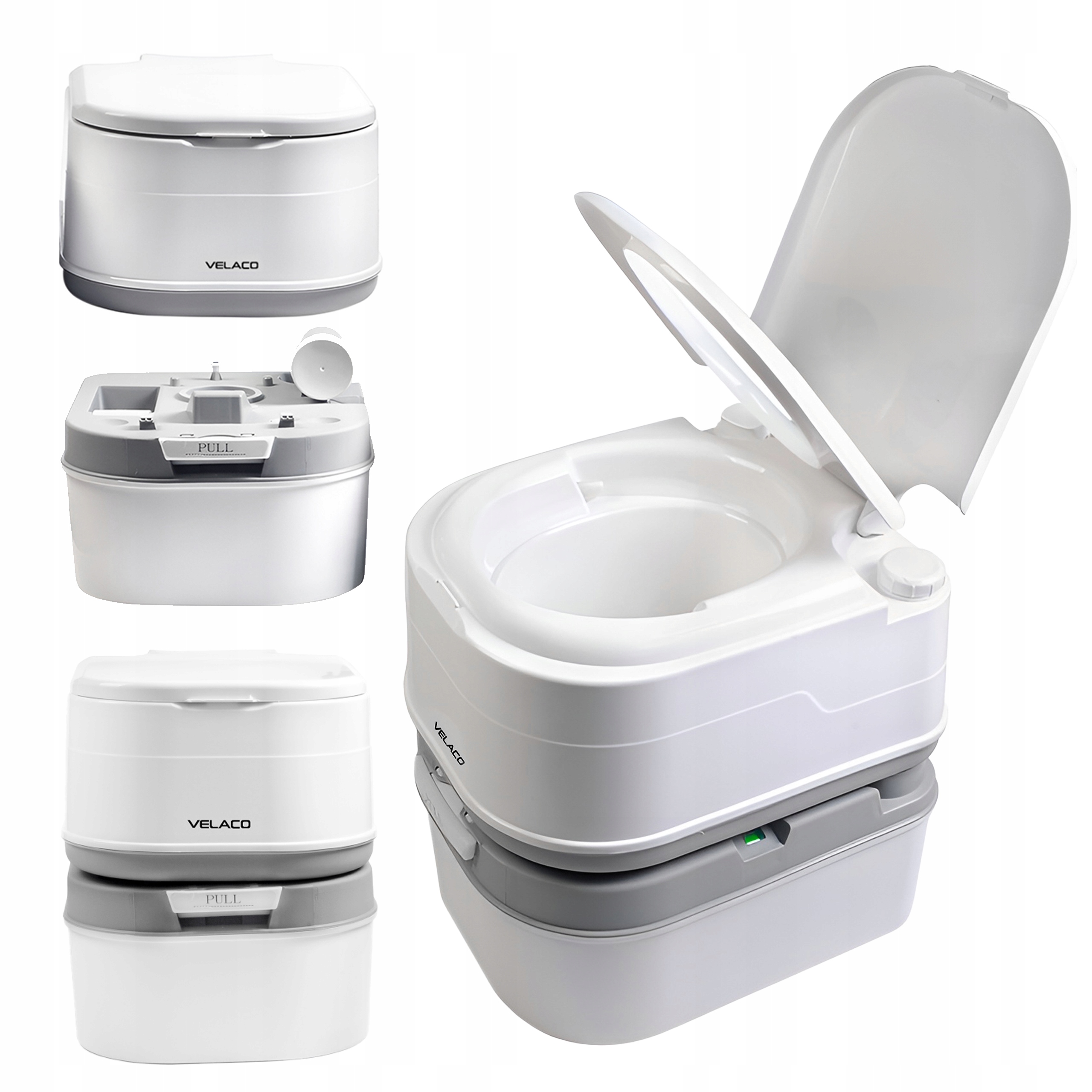 Toaleta Turystyczna Przenośna Ze Spłuczką Kampingowa Mobilne Wc Pod Namiot