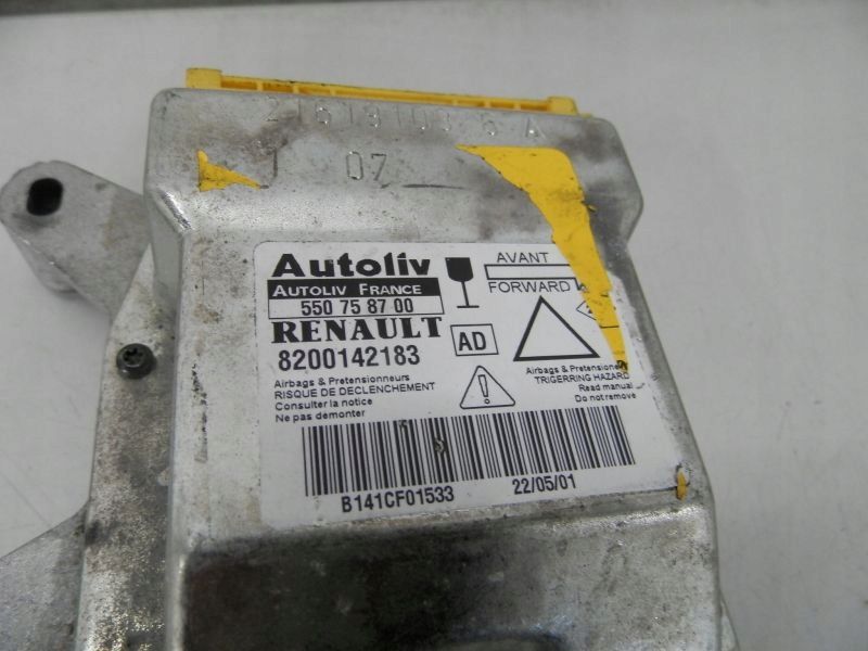 RENAULT LAGUNA II SENSOR STEROWNIK SRS 8200142183 Typ samochodu Samochody osobowe