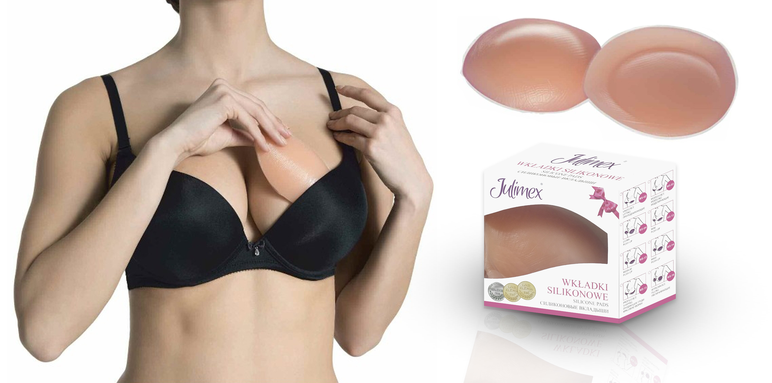 

Julimex Extra Push-Up Wkładki Silikonowe WS-04 A/b