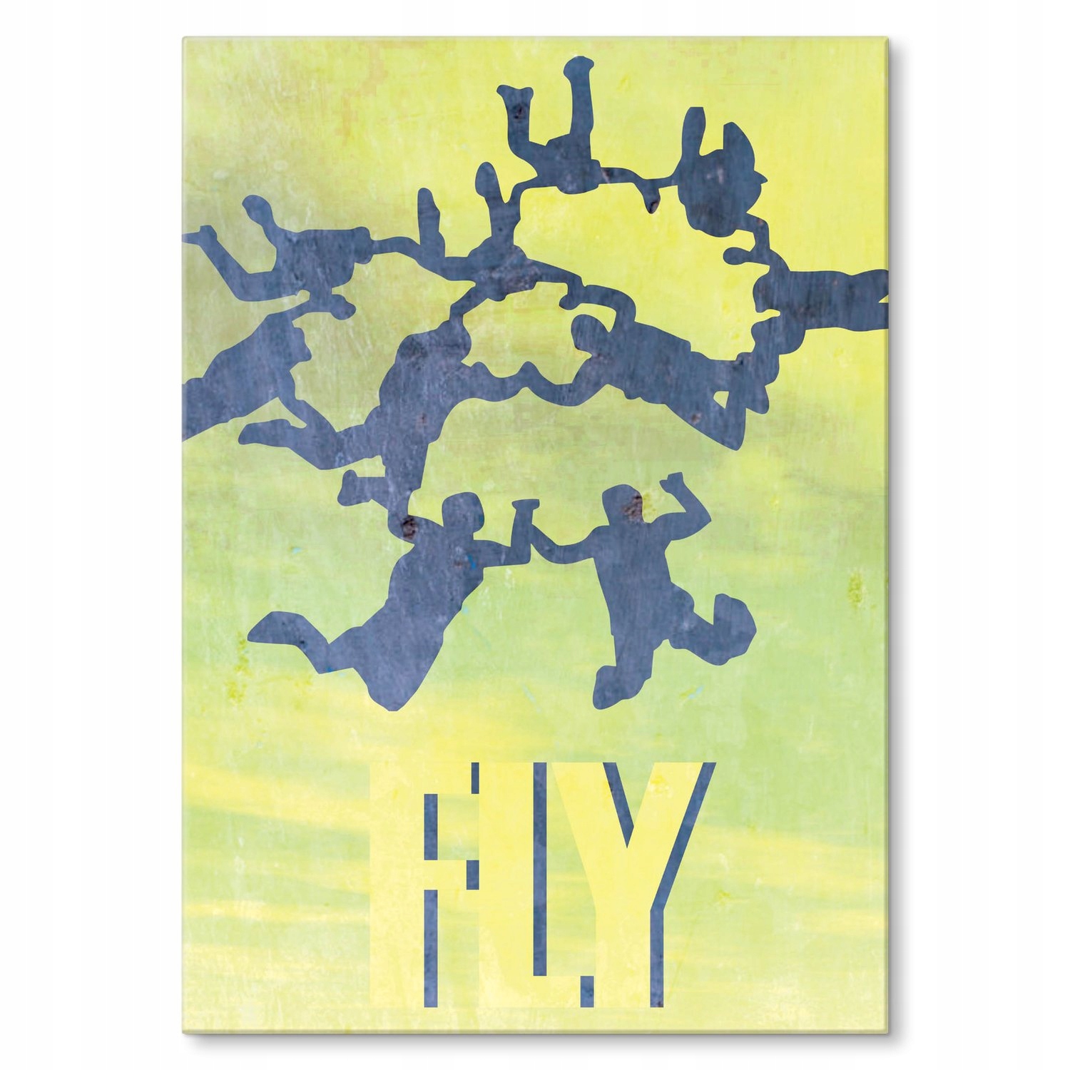 Kovový plakát Fly Létání Dárek 22 x 31 cm