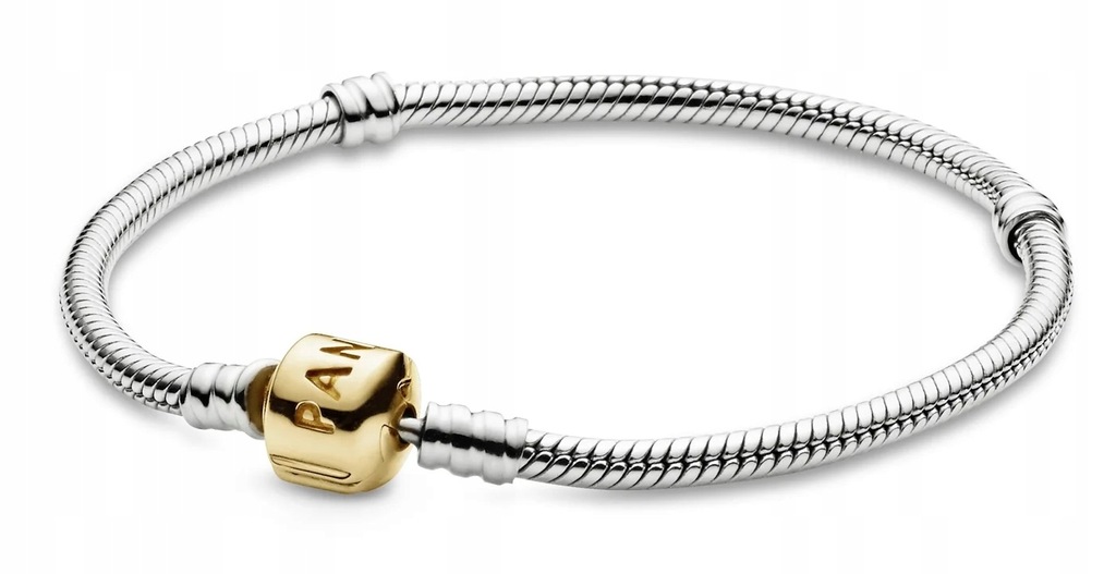 Bransoletka Pandora z zapięciem baryłkowym z 14k złota 590702HG-19 19 cm