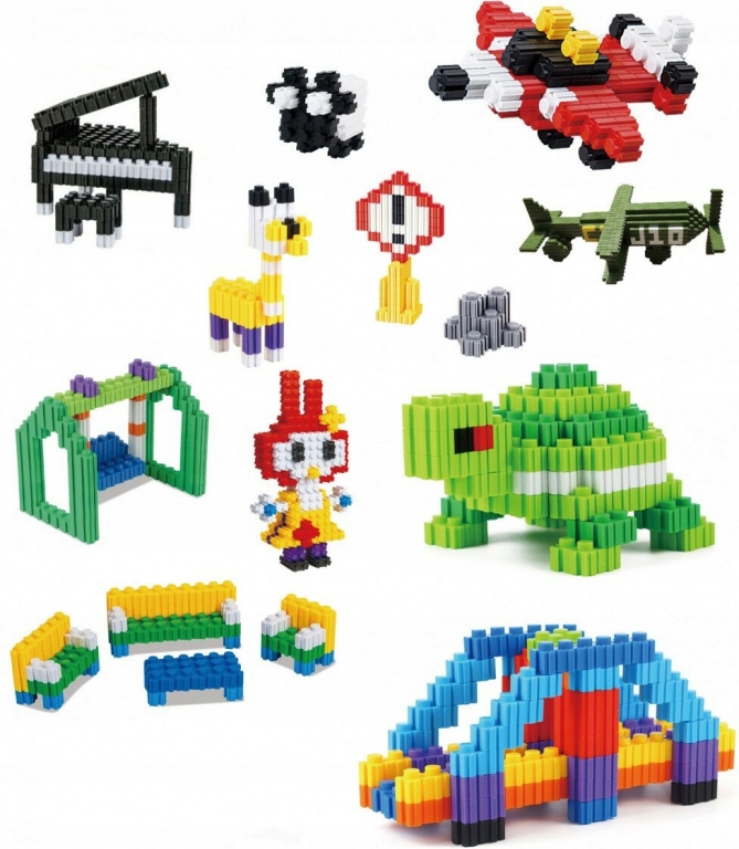 Klocki Przestrzenne 685 elementów