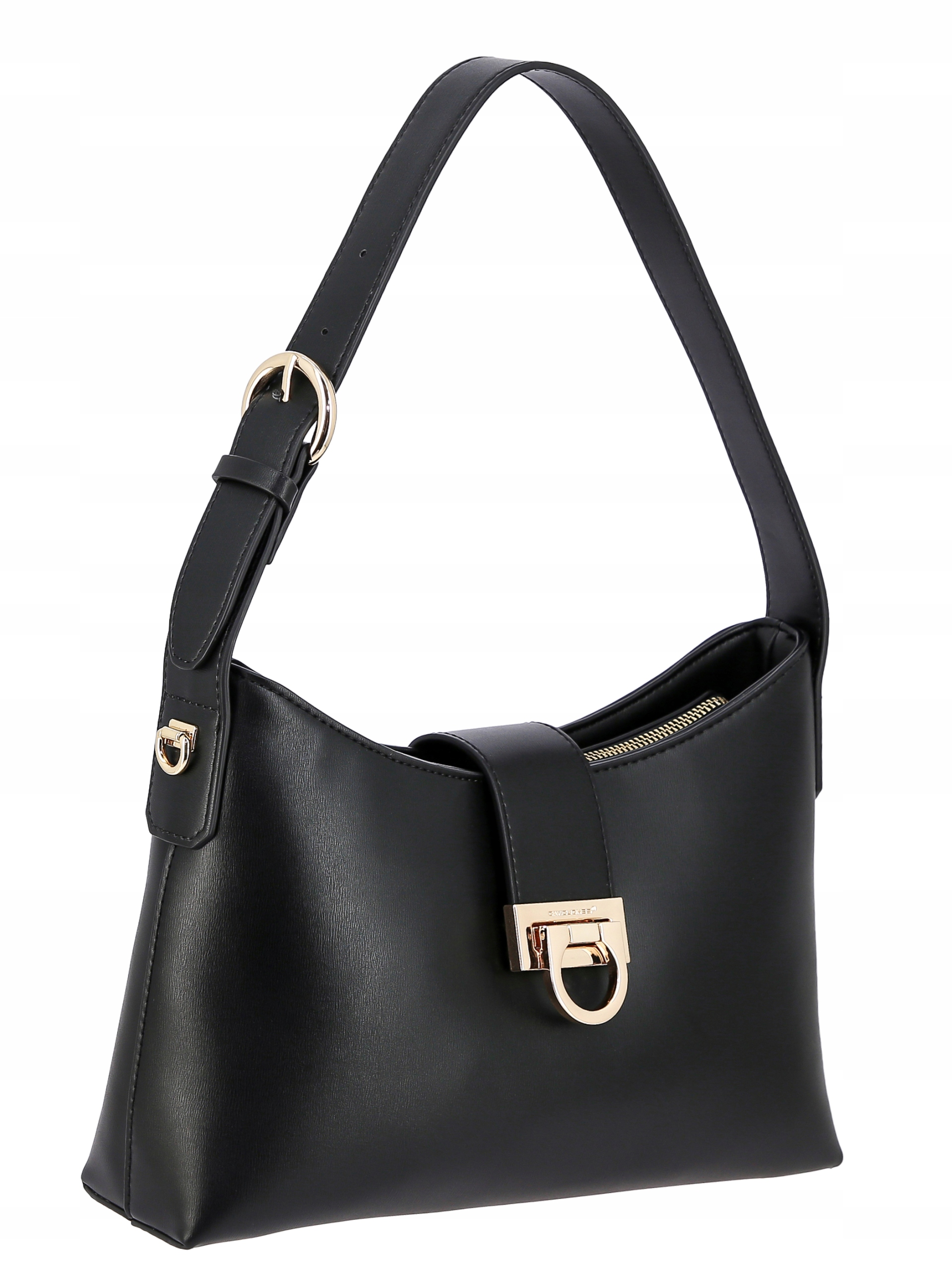 Dámská kabelka přes rameno David Jones , černá eko kůže