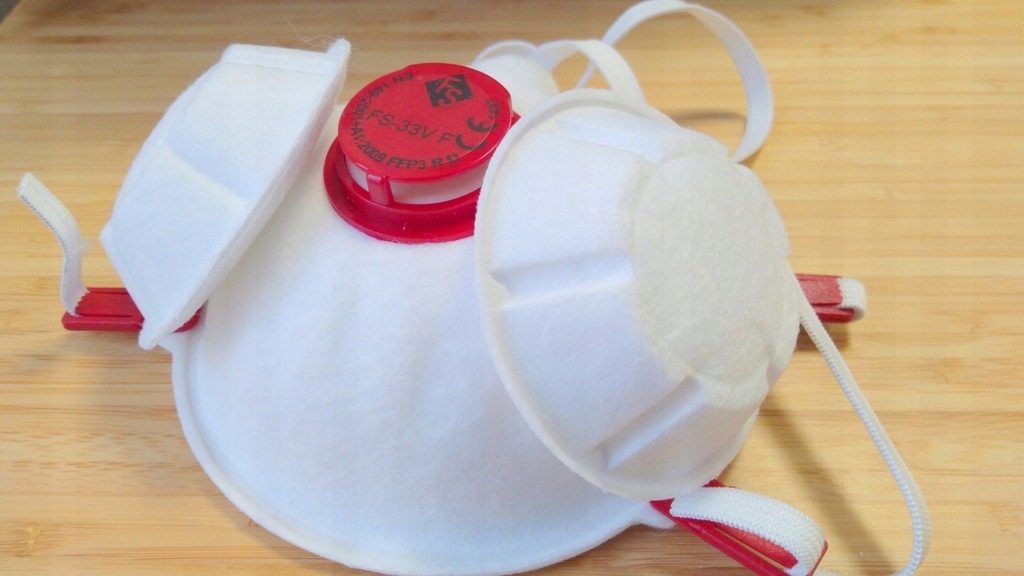 Maska Półmaska Na Pyły Radioaktywne FFP3 FS-33V RD Rozmiar uniwersalny