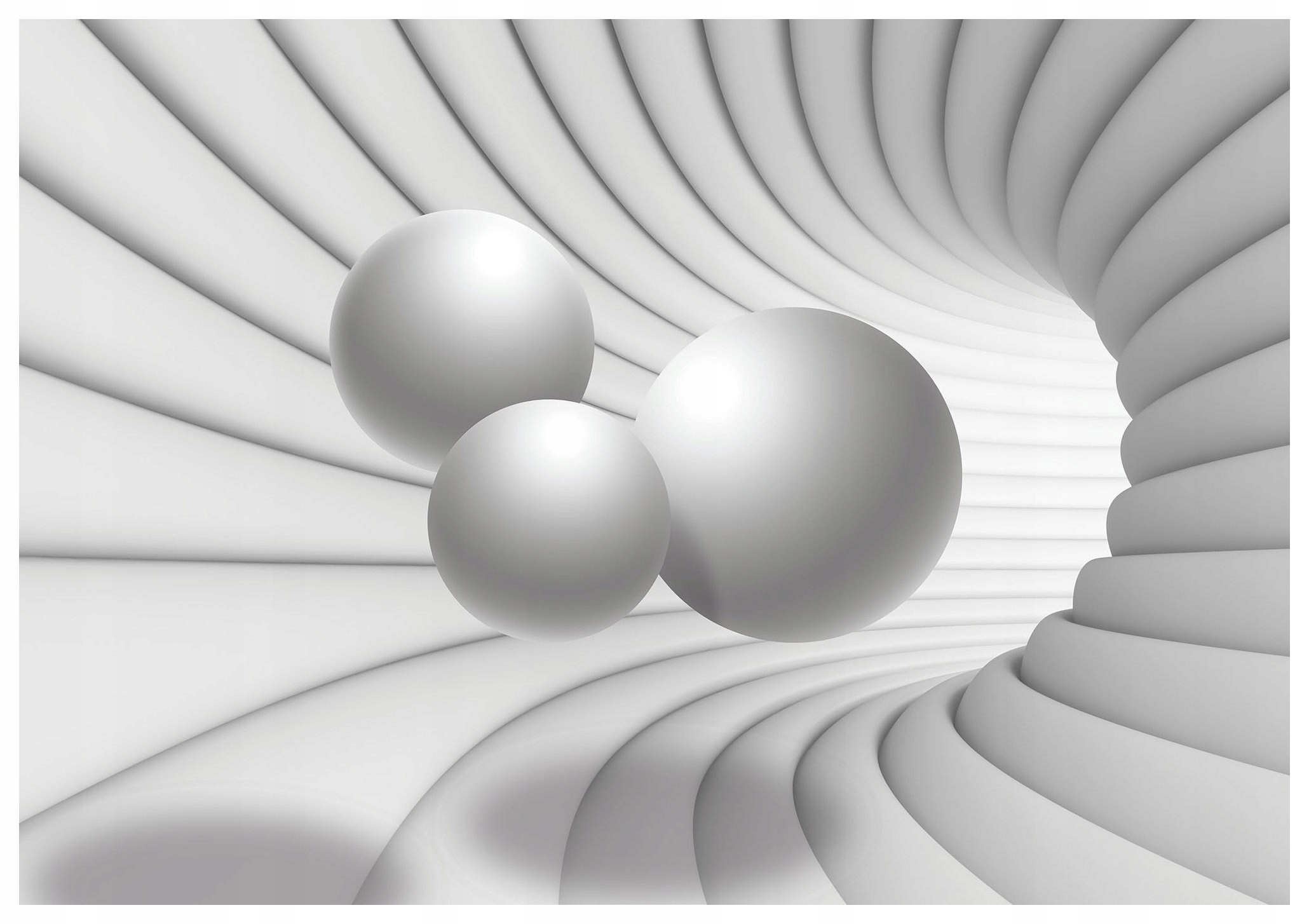 Tapeta Sférické tunely abstrakce perspektiva minimalismus 460x300 vinyl
