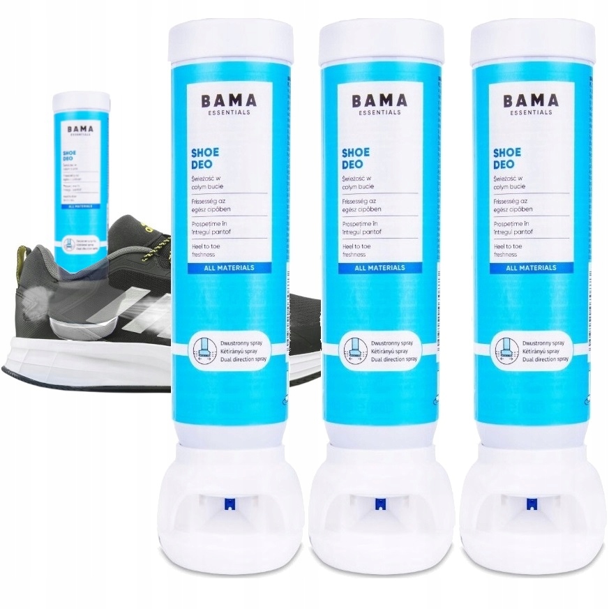 3x DEZODORANT DO BUTÓW BAMA ODŚWIEŻACZ FRESH SPORT