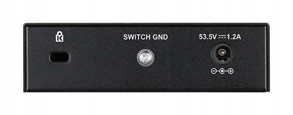 Switch DGS-1005P 5xGbE 4xPoE+ 60W