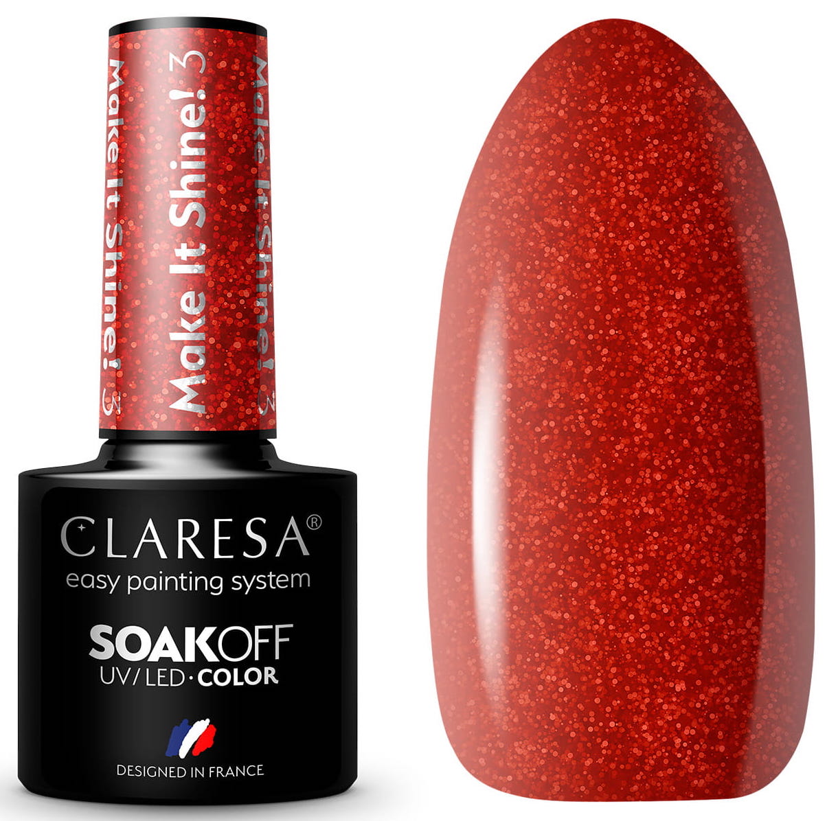 

Claresa Lakier Hybrydowy Make It Shine! 3
