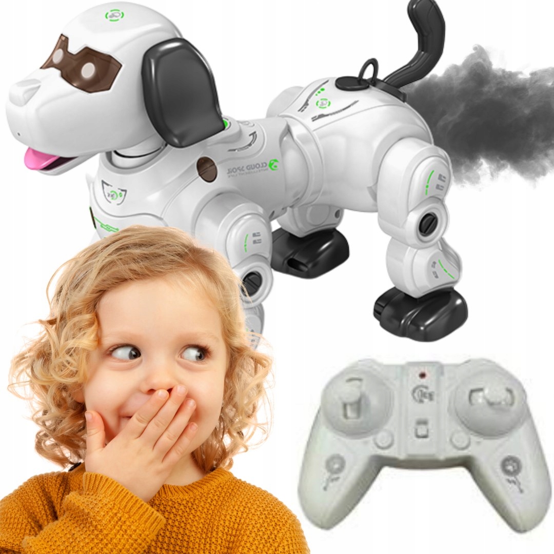 

Piesek Robot Interaktywny Chodzi Puszcza Bąki Para