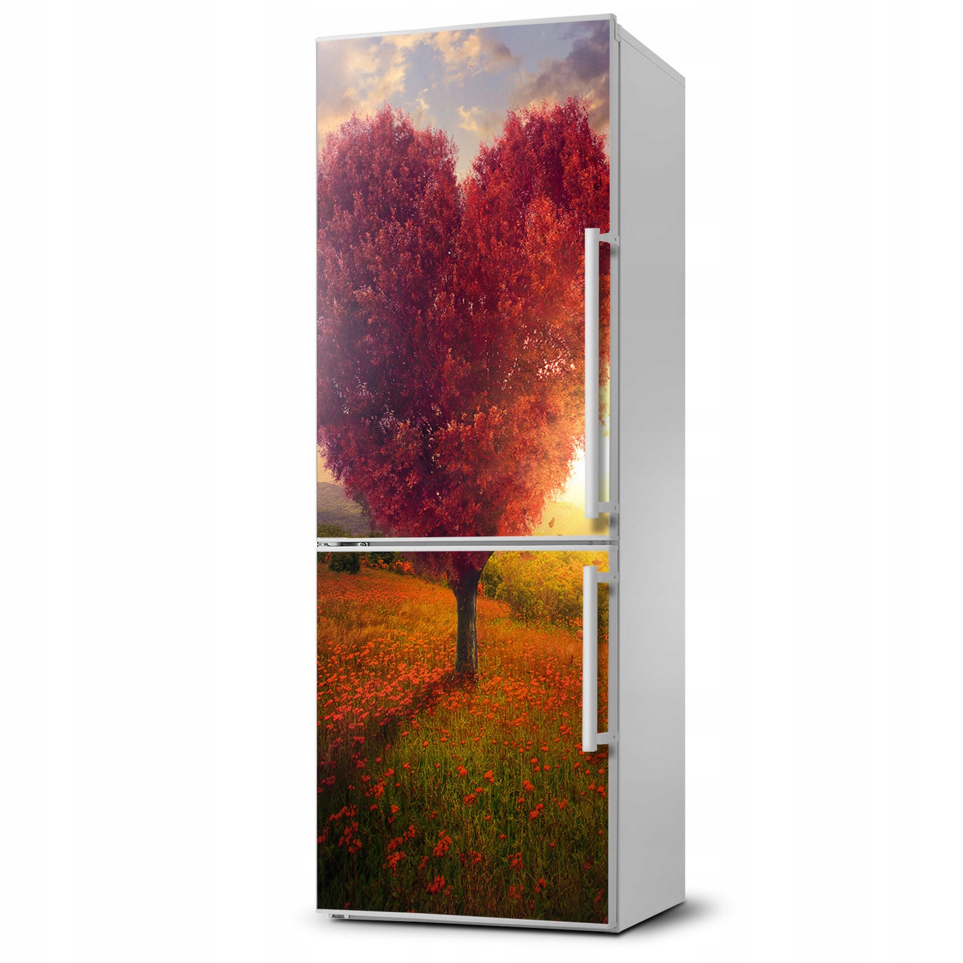 

Magnes na lodówkę magnetyczna Drzewo serce 60x180