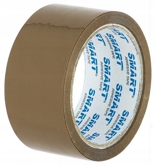 

Taśma Pakowa Klejąca Akrylowa Brązowa 8mm/55Y