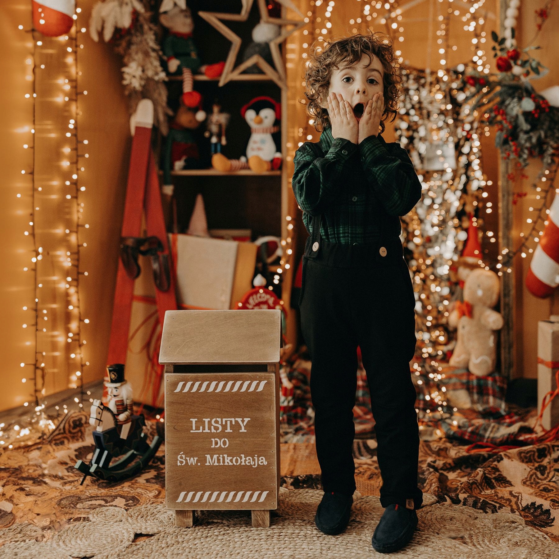 TuSzyte | Koszula w kratkę dla chłopca, PL R.92/98 Płeć chłopcy