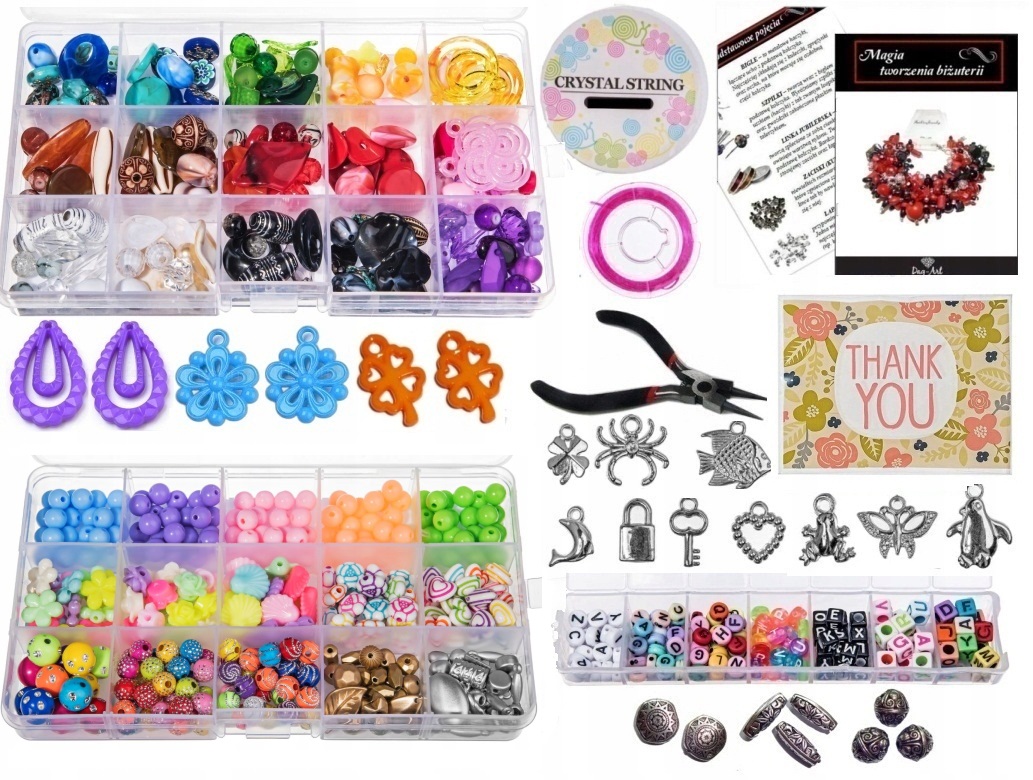XL Sada Korálky Pro Výrobu Náušnic A Šperků Dárek