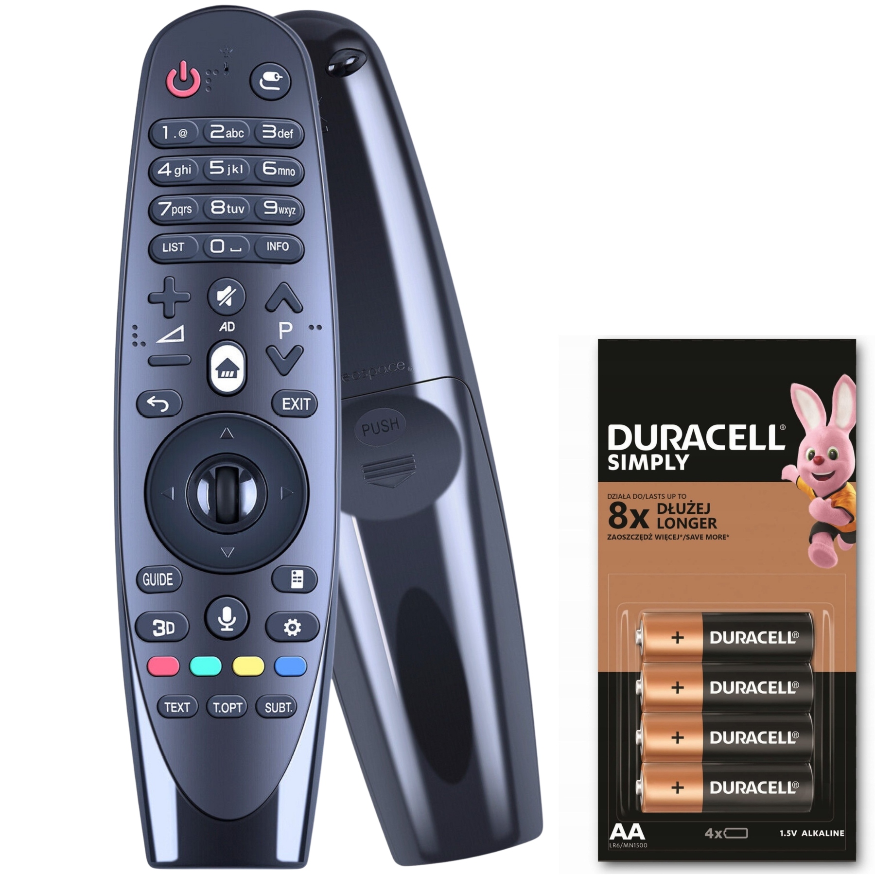 Dálkový Ovladač Pro Lg AN-MR600 Magic UF9500 UF8500 UF7700 UF7690 Baterie Aa