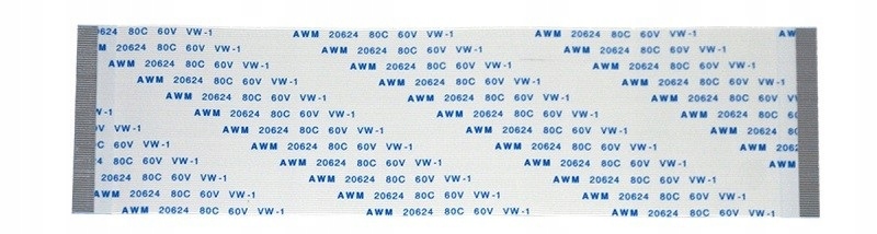 ELASTYCZNA TAŚMA KABLOWA FFC FPC RIBBON CABLE 50PIN RASTER 0.5MM 10CM TYP A Kod producenta KBR Games T079