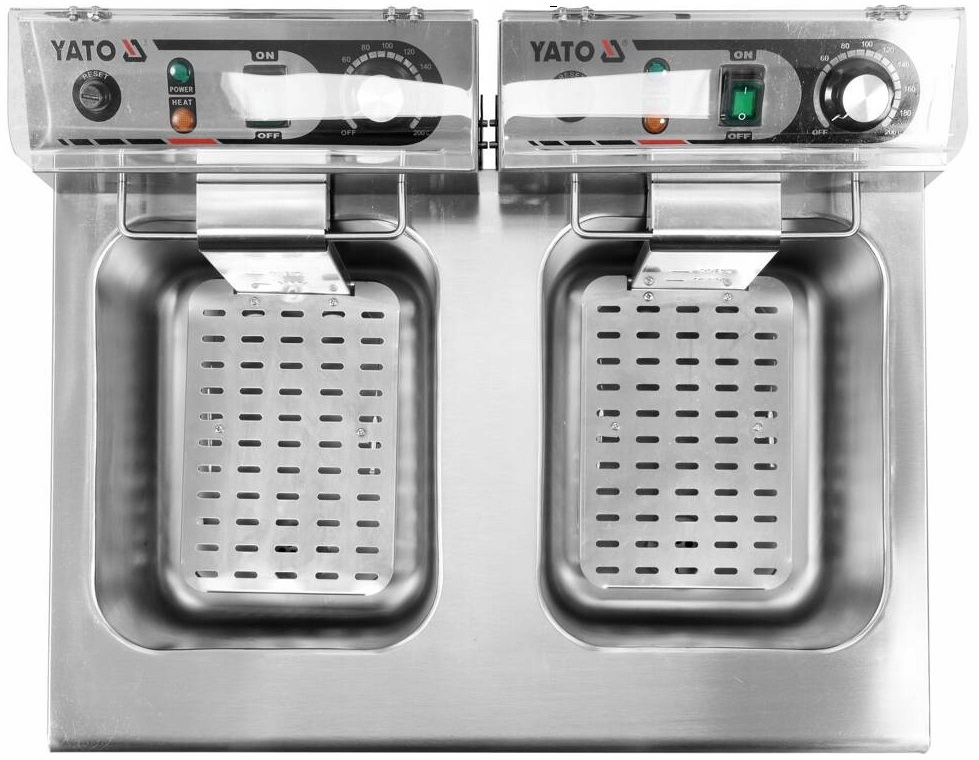 Frytownica Frytkownica Elektryczna z Kranem 10kW 2x16L Yato YG-04634