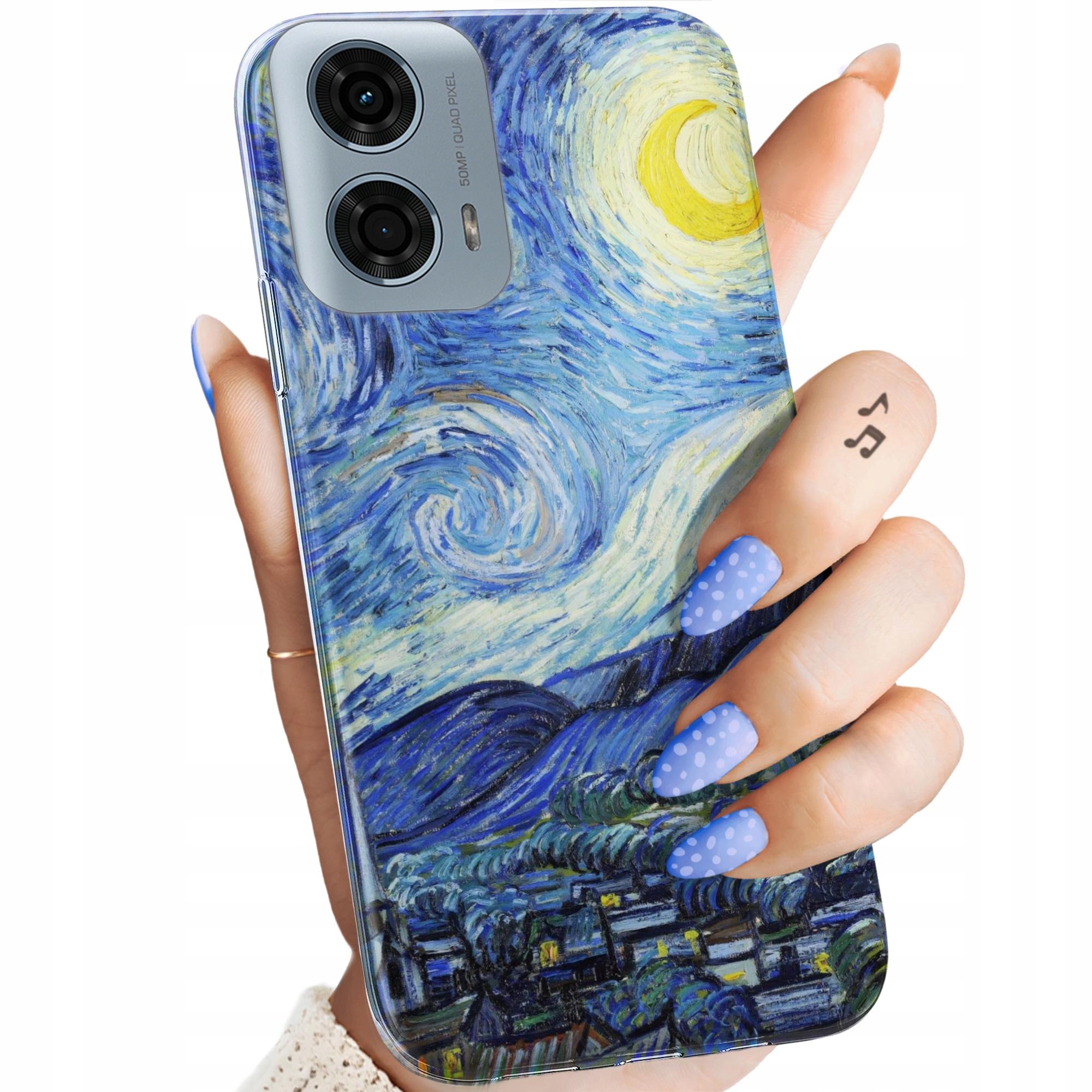Tok Motorola Moto G24 G04 E14 Készülékhez Vincent Van Gogh Van Gogh Case Minták
