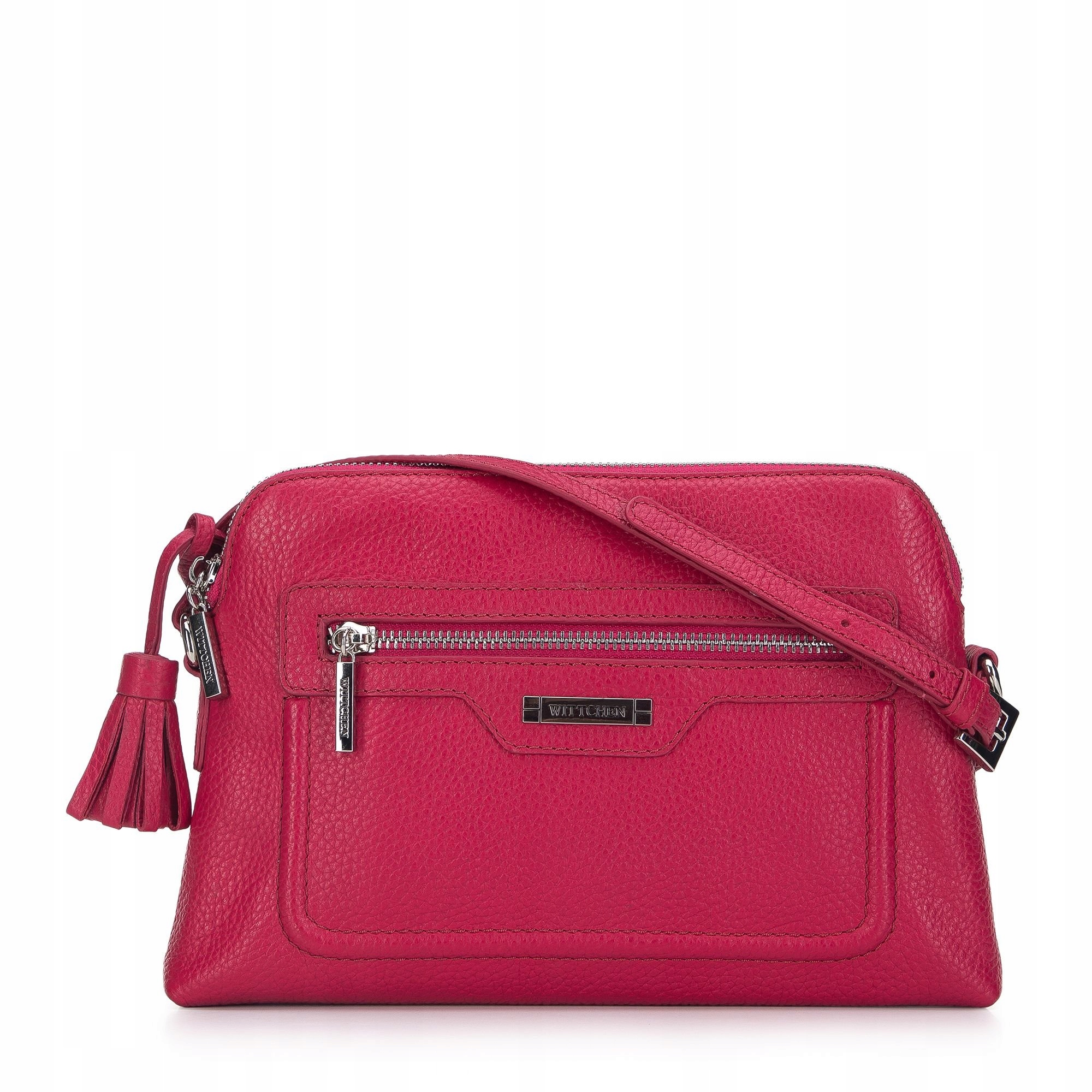 Dámská malá kožená kabelka přes rameno Wittchen 29-4E-013-3 růžová elegantní