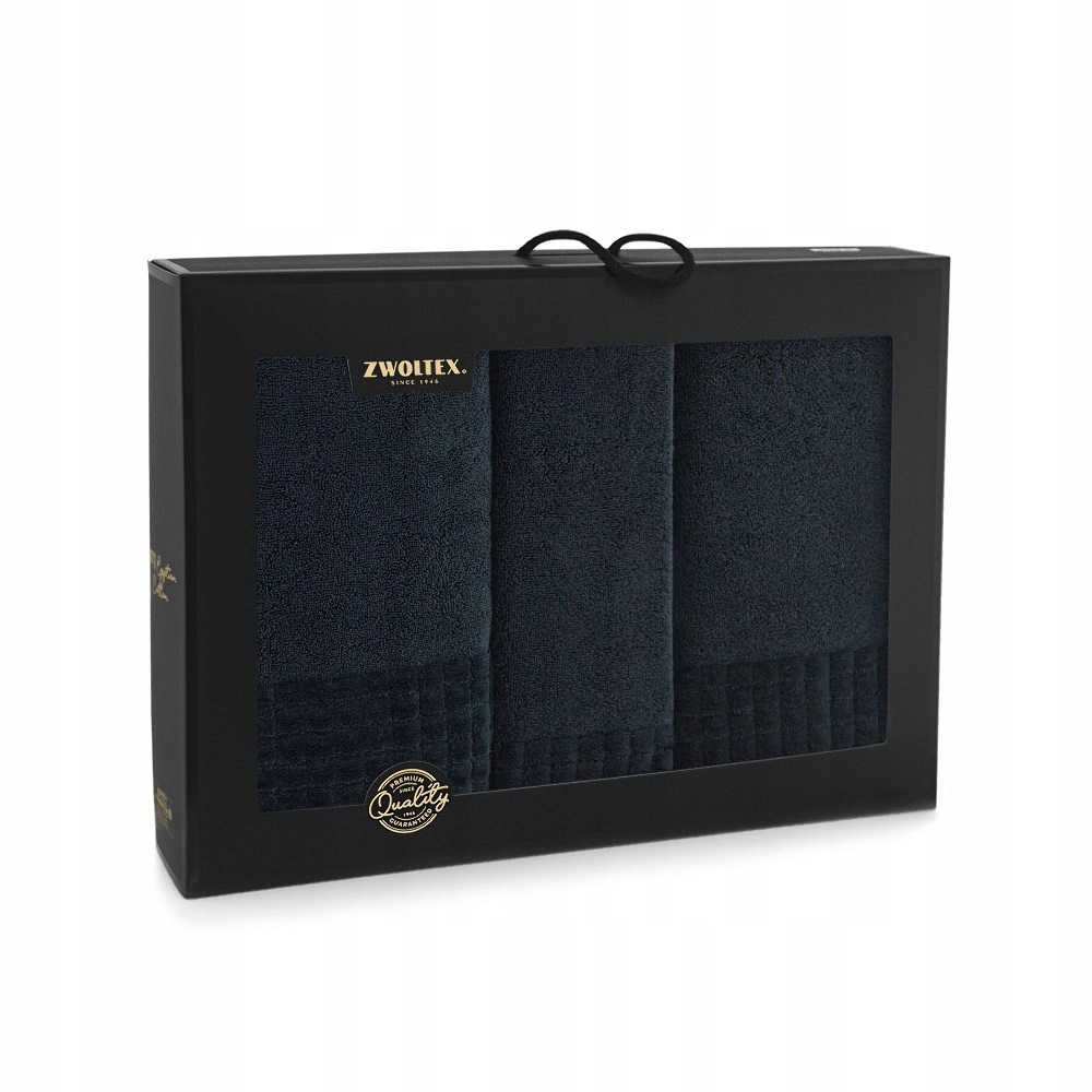 

Komplet ręczników w pudełku 3 szt Paulo 3 Ab Czarn