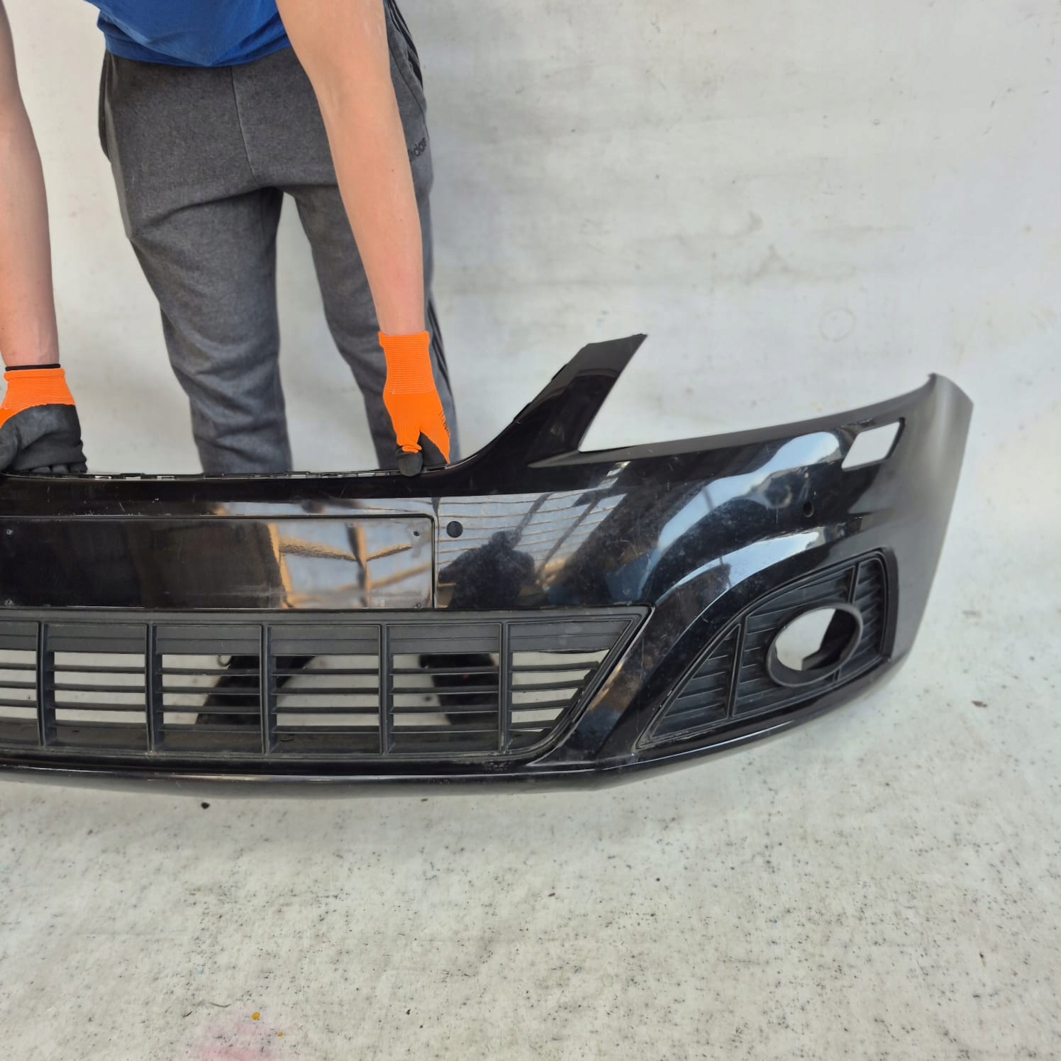 SEAT ALHAMBRA II 2 10-20 bumper front front washer 4XPDC