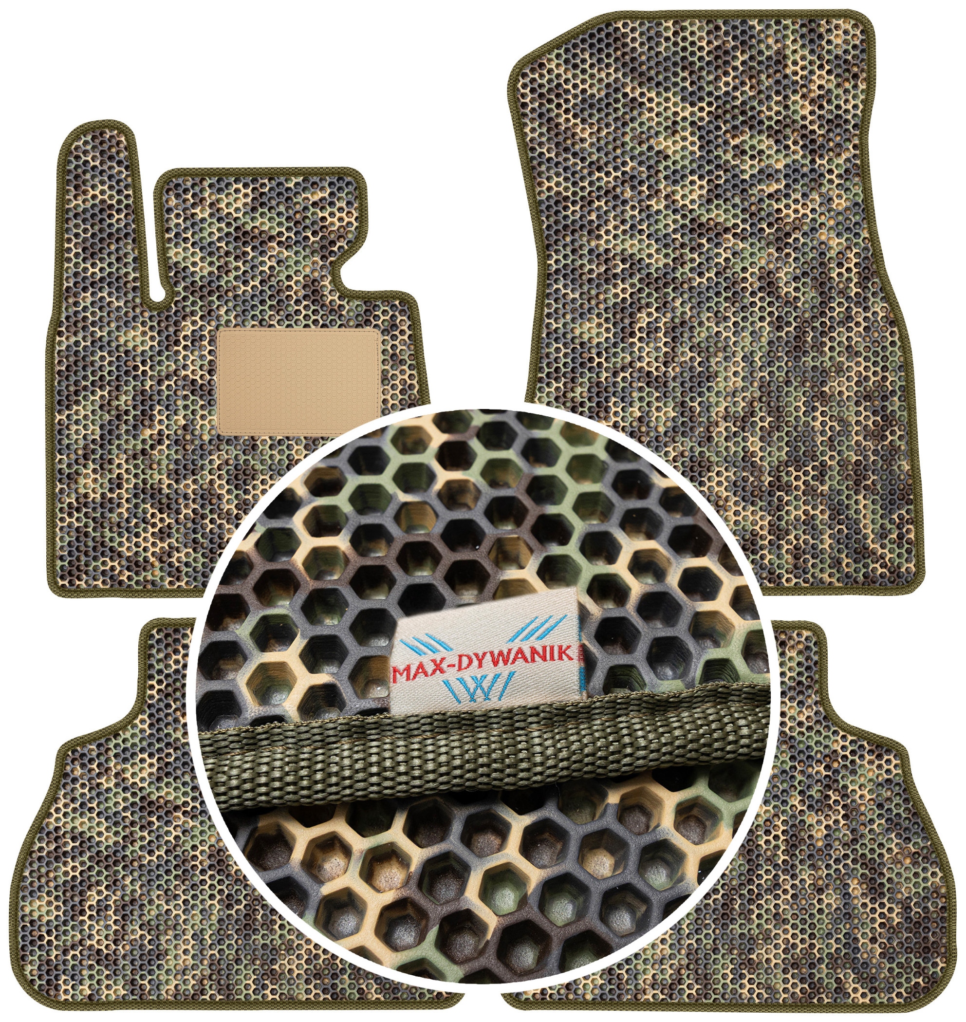 Bmw X7 G07 2018 Gumové rohože do auta Eva Moro