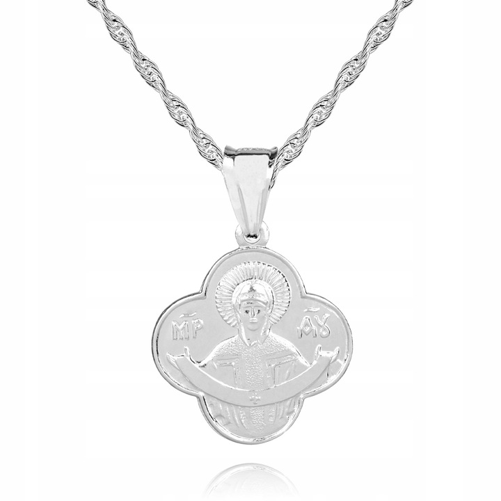 925 Stříbrná pravoslavná medaile 925 1,6g 2,5cm M47