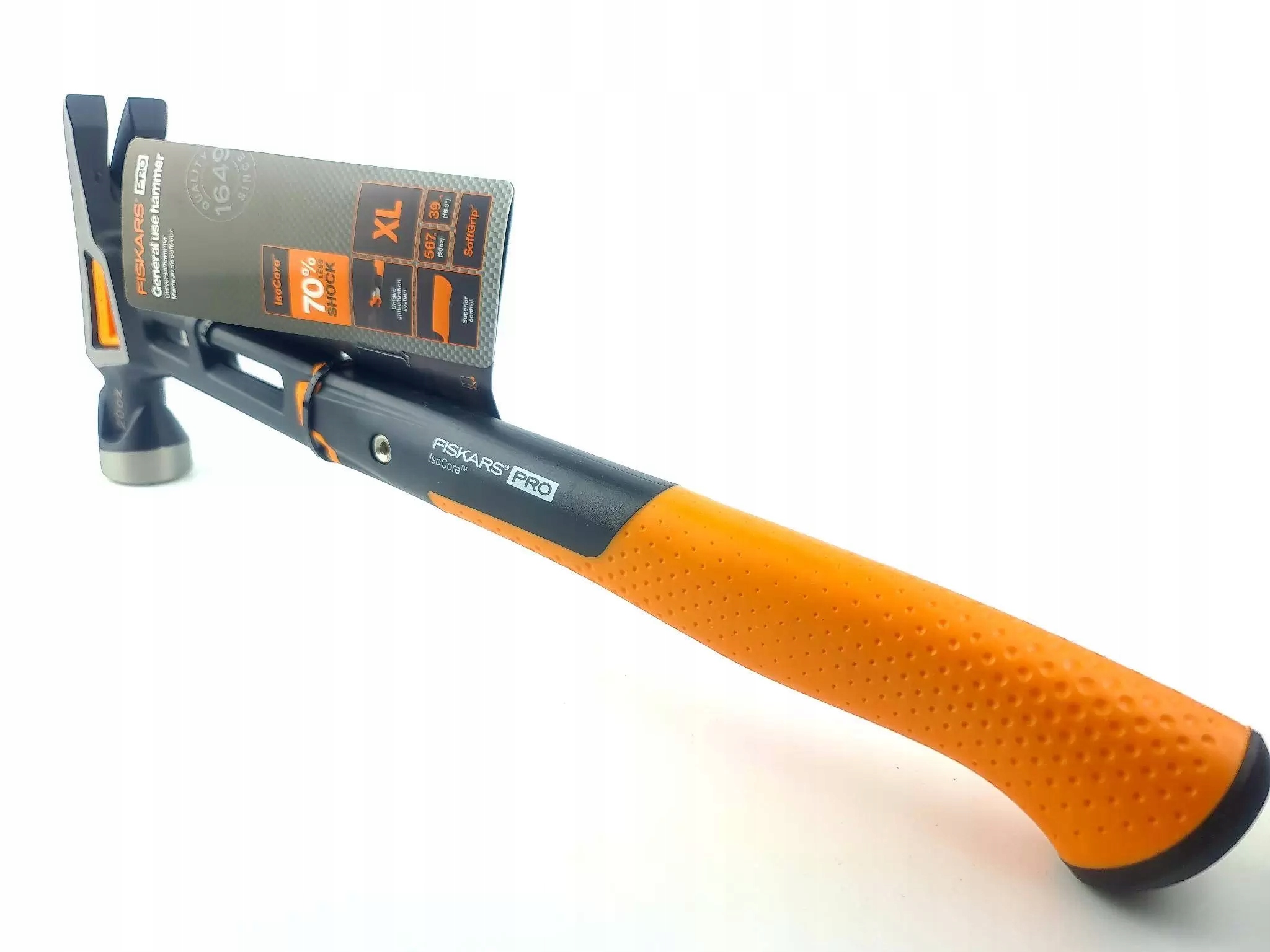 Fiskars Tesařské kladivo Odolné kladivo Pevné Tesařské kladivo Dekarski Velké