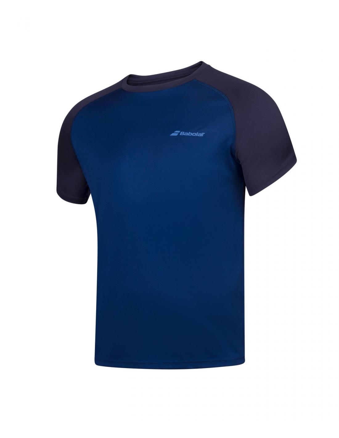 Koszulka Babolat Play Crew Neck Tee Boy Estate Blue 152