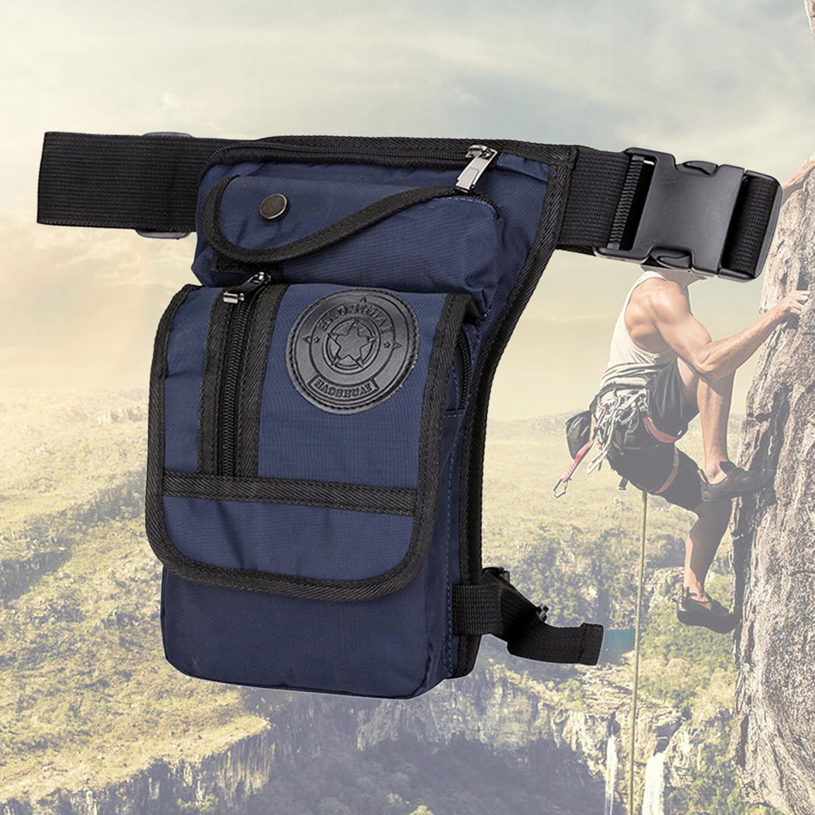 Moda Męska Torba Udo Talia Paczka Nylon na Wzór dominujący mix wzorów